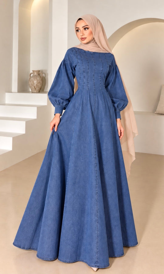 Selina Denim Maxi
