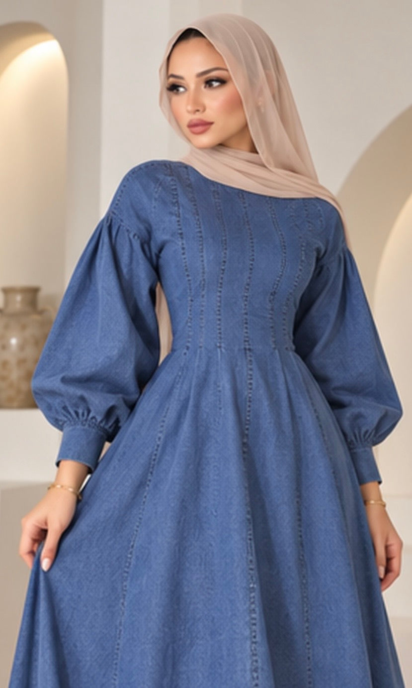 Selina Denim Maxi