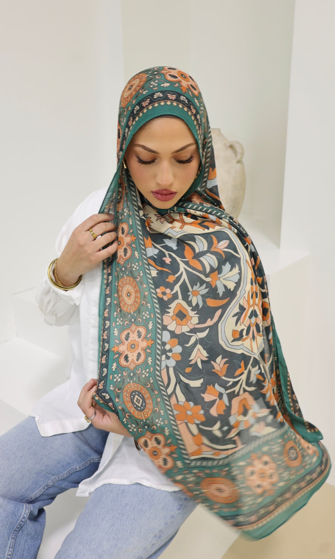 Teal Tapestry Modal