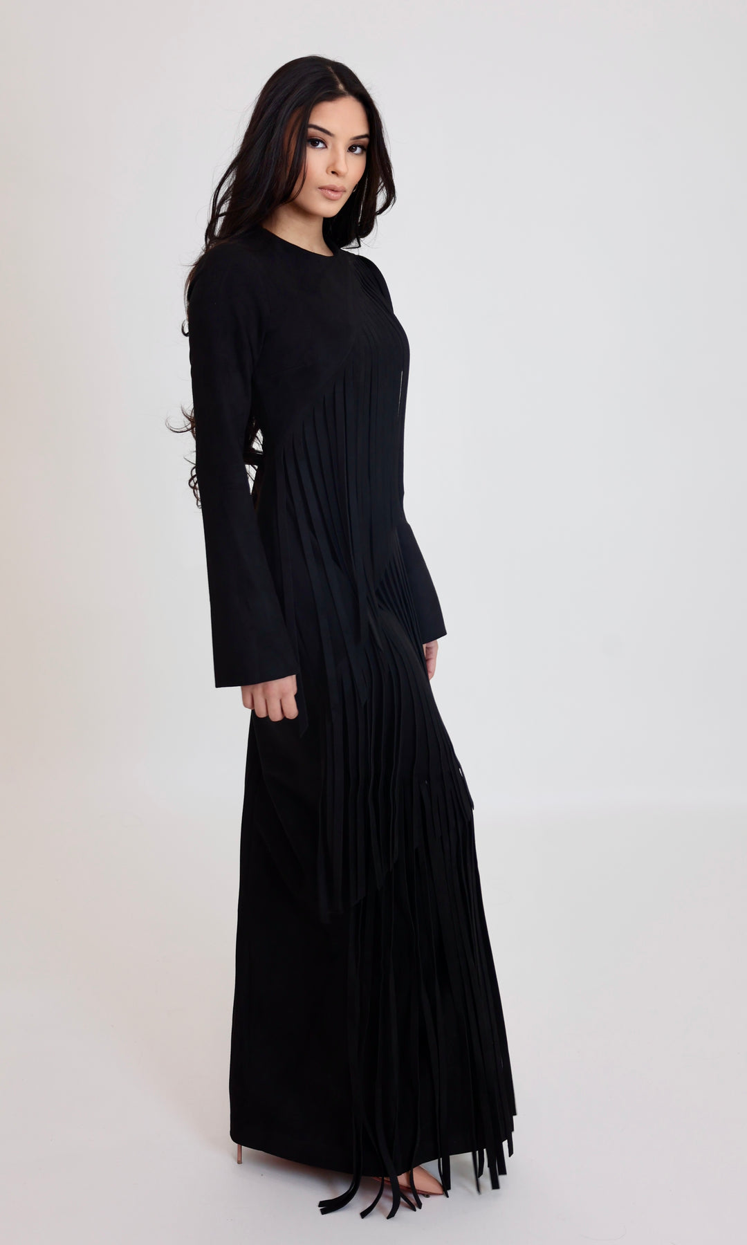 Shakira Fringe suede Maxi