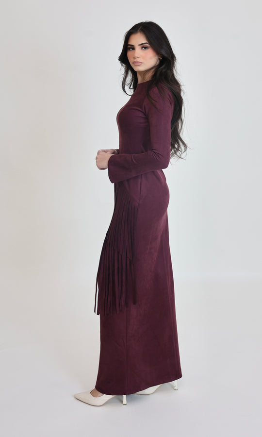 Miranda suede Maxi