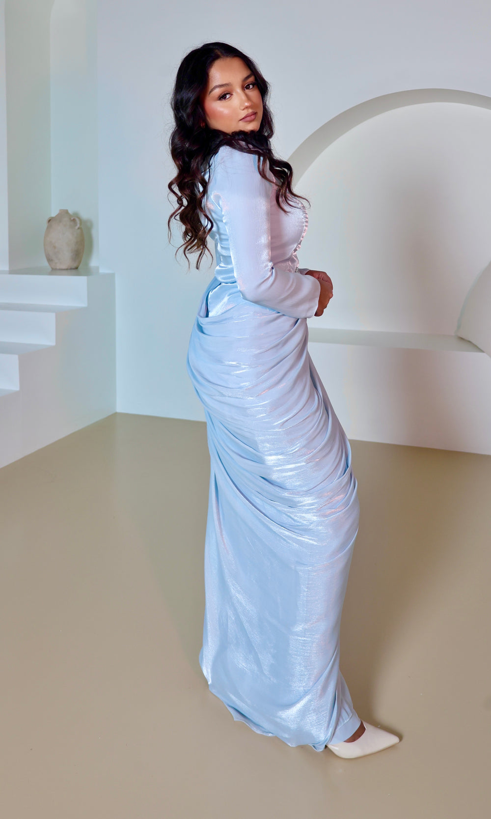 Qamar wrap Gown