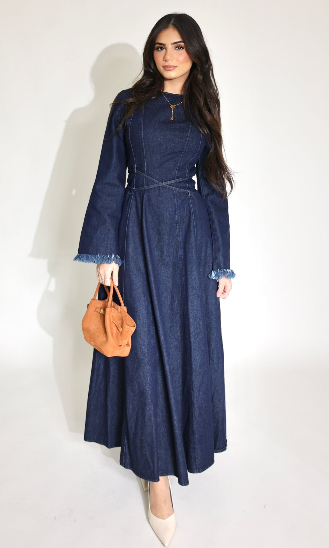 Serena Denim Maxi – Modest Barbie