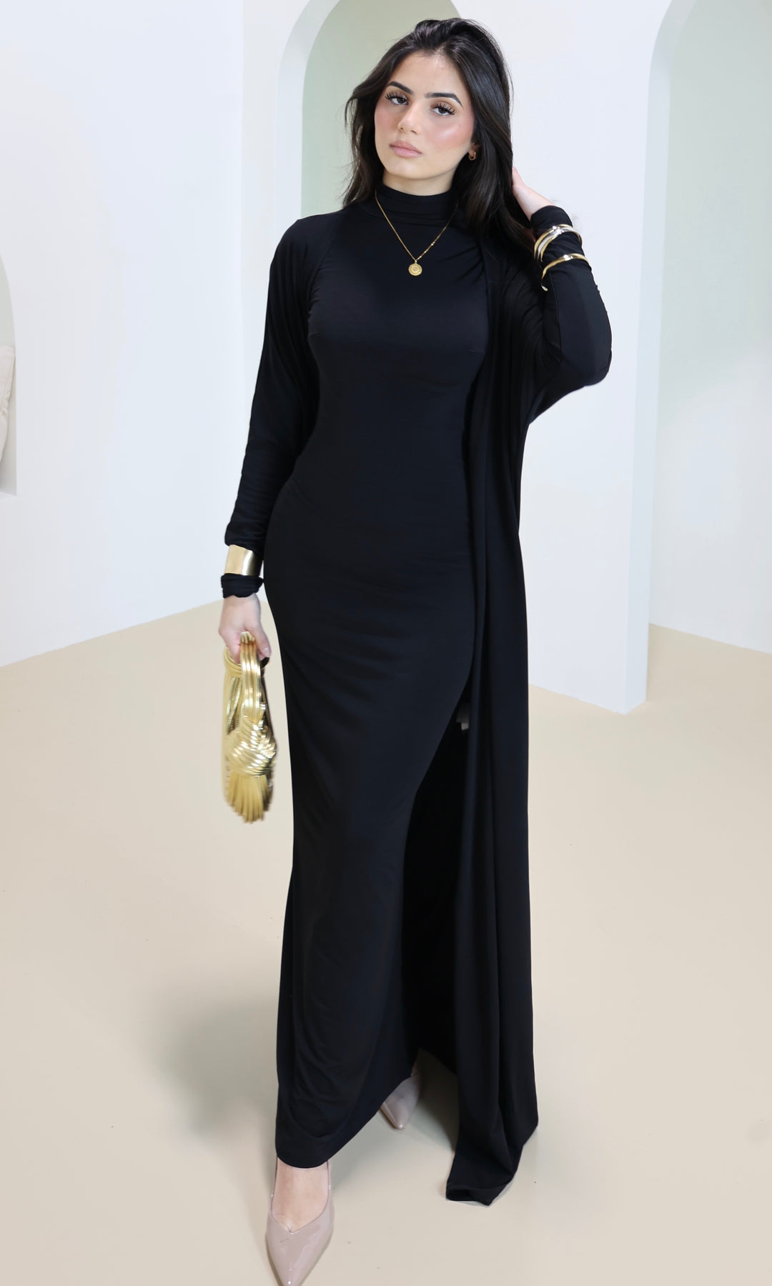 Mia Bodycon & Oversized Cardigan
