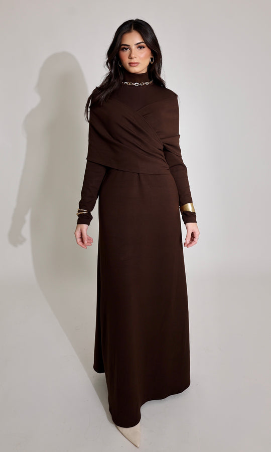 SERENITY Draped Maxi