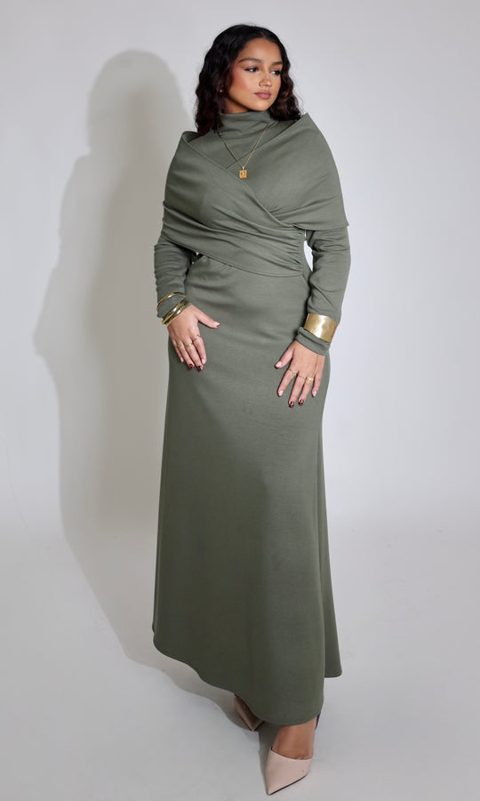 SERENITY Draped Maxi