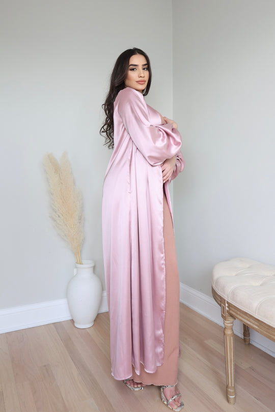 Jury satin kimono