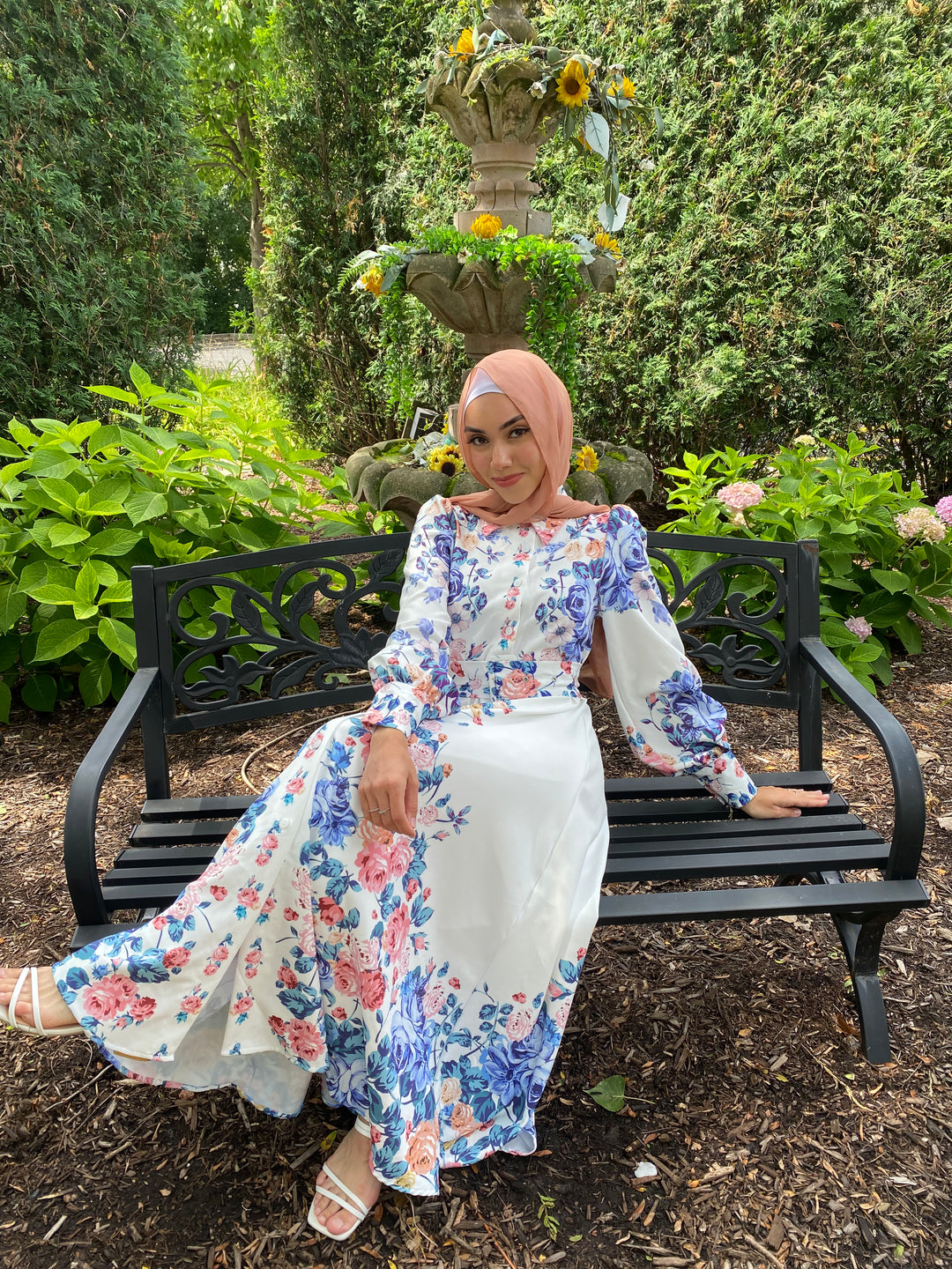 Andrea Floral maxi dress