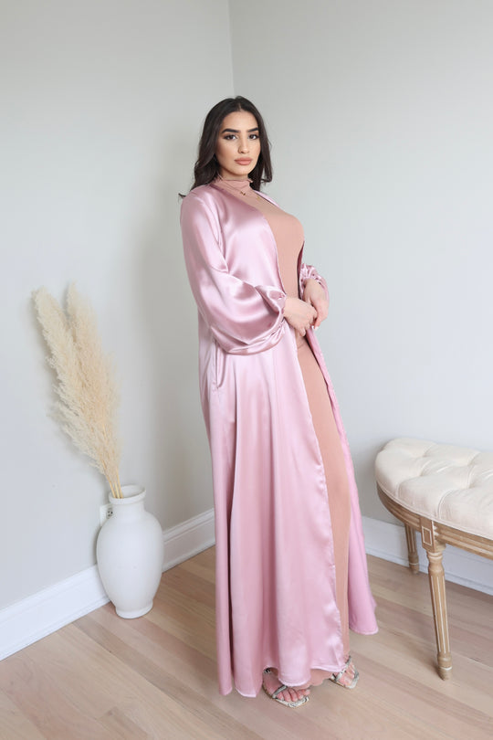Jury satin kimono