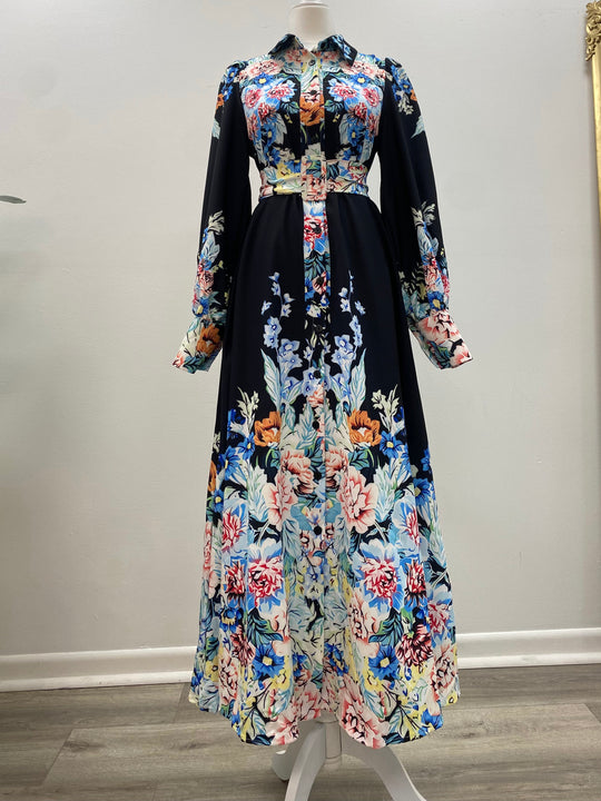 Andrea Floral maxi dress