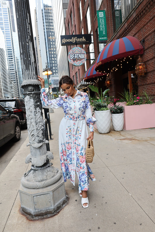 Andrea Floral maxi dress