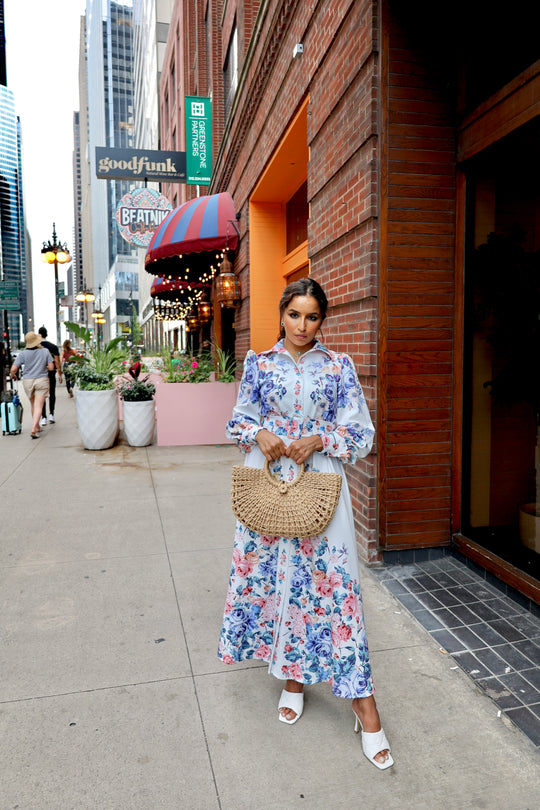 Andrea Floral maxi dress