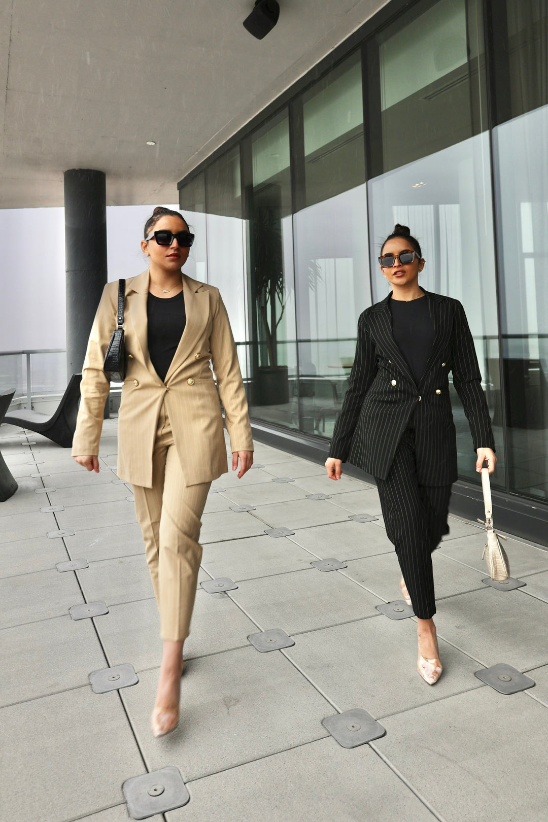 Boss Babe Pinstriped Suit